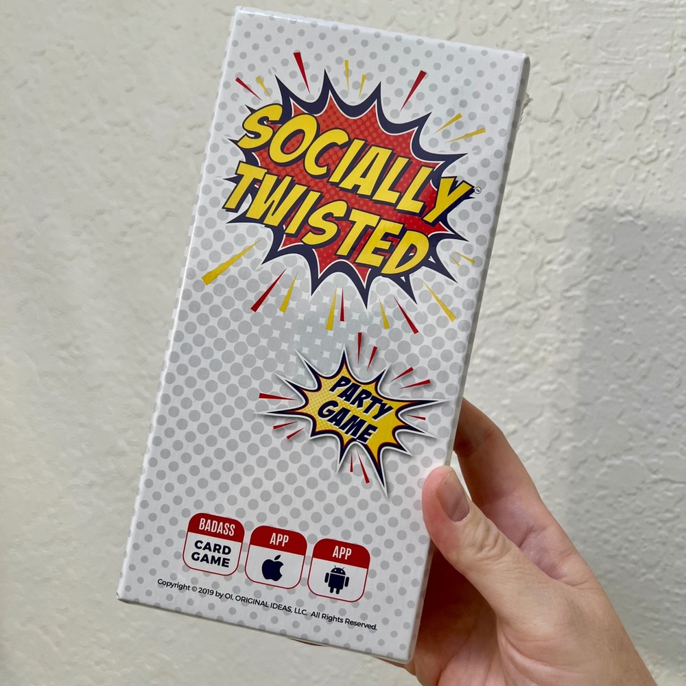 Socially Twisted Badass Card Game Adult Party Icebreaker New Sealed Gift Holiday
